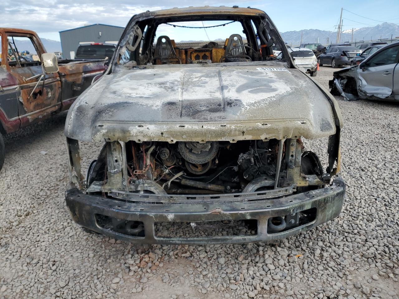 2010 Ford F350 VIN 1FTWW3BR6AEB31542 Copart auction photo, burn damage thumbnail 5