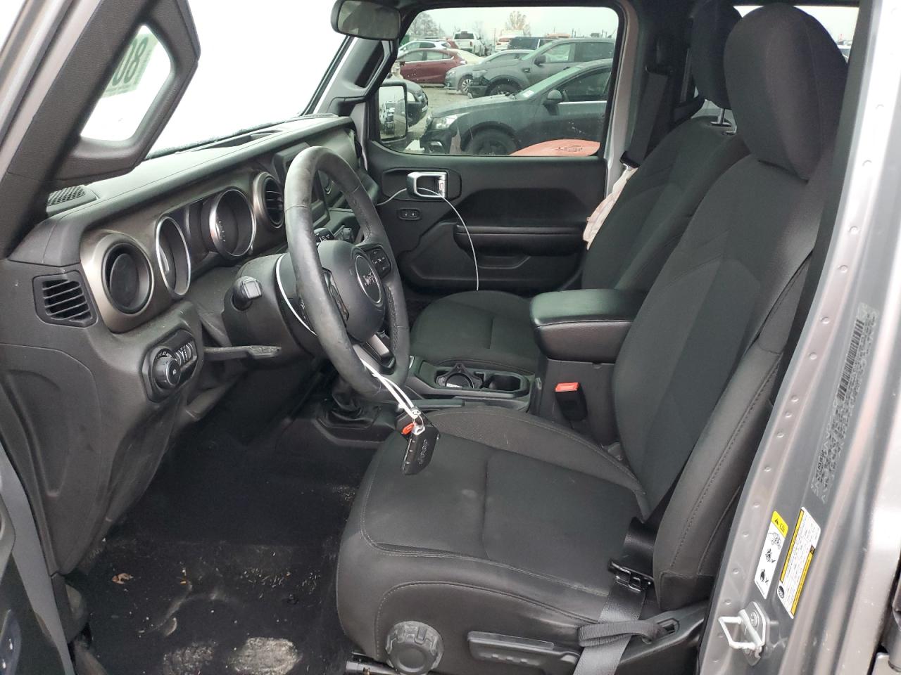 2018 Jeep Wrangler VIN 1C4HJXDG9JW272710 Copart auction photo, side / rear end damage thumbnail 7