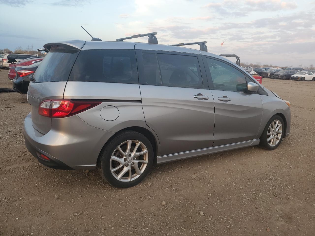 2012 Mazda 5 VIN JM1CW2DL4C0127690 Copart auction photo, front end / side damage thumbnail 3