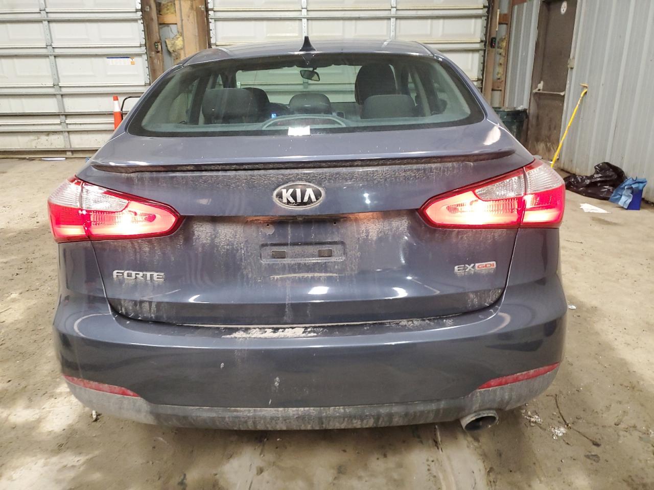 2014 KIA Forte VIN KNAFX4A86E5196695 Copart auction photo, front end damage thumbnail 6