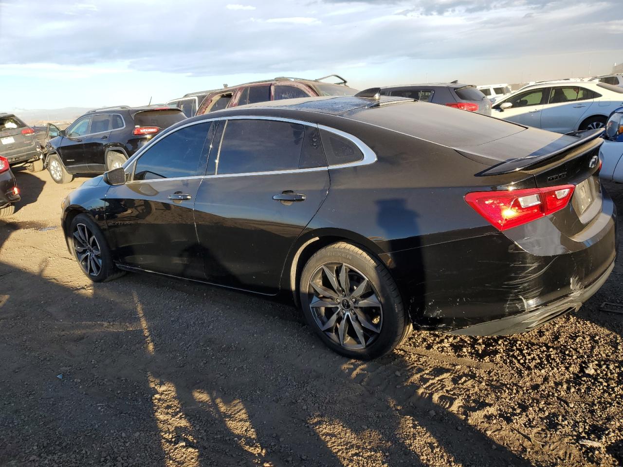 2020 Chevrolet Malibu VIN 1G1ZG5ST9LF154000 Copart auction photo, hail / rear end damage thumbnail 2