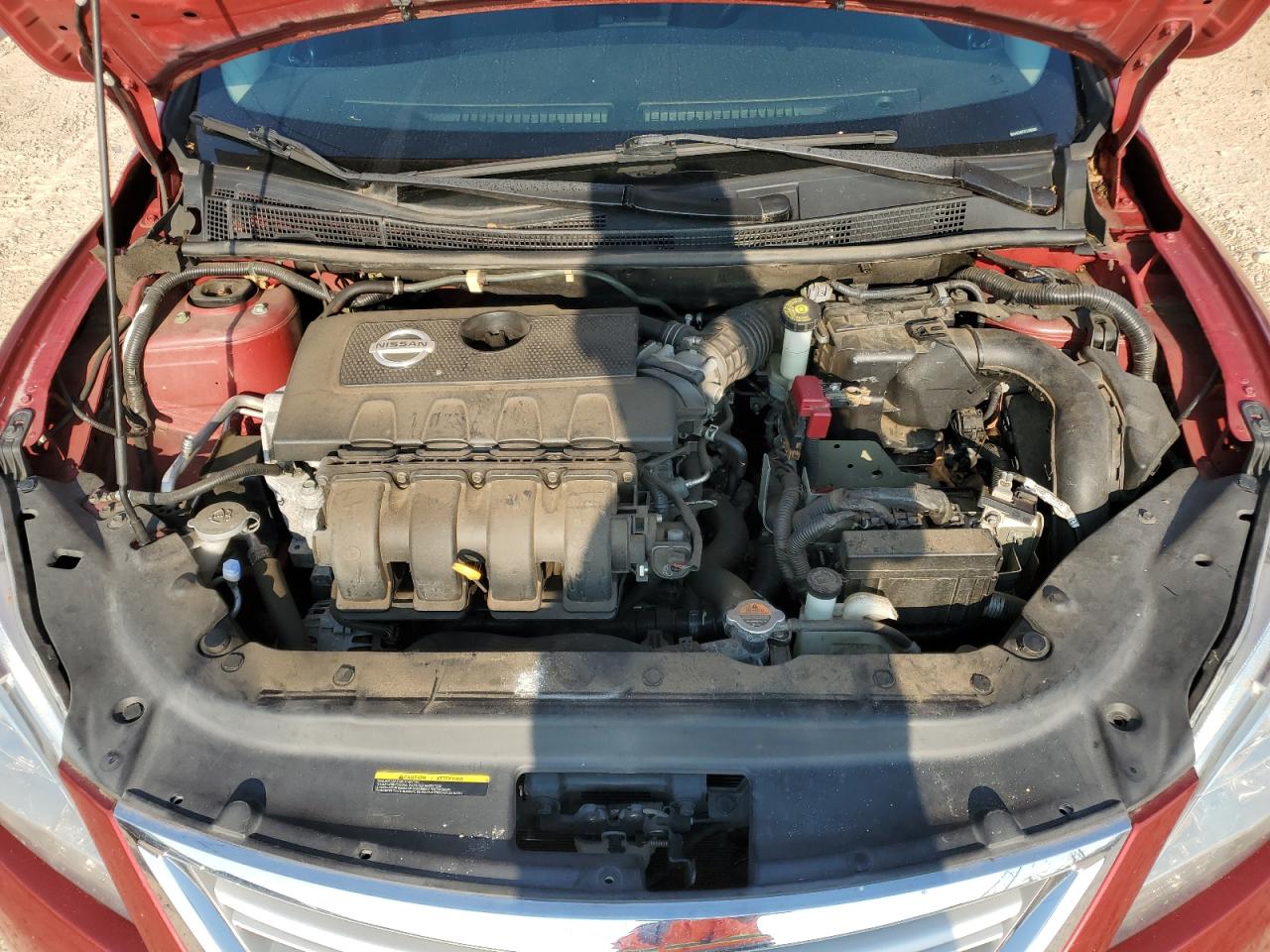 2015 Nissan Sentra VIN 3N1AB7APXFL668390 Copart auction photo, side / rear end damage thumbnail 12