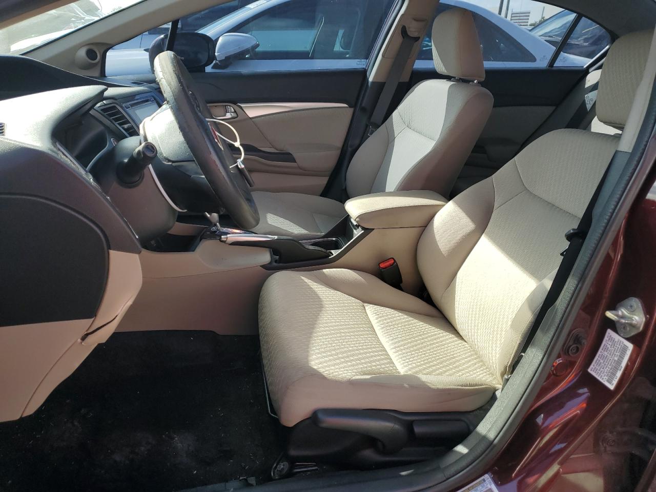 2014 Honda Civic VIN 19XFB2F86EE014495 Copart auction photo, rear end damage thumbnail 7