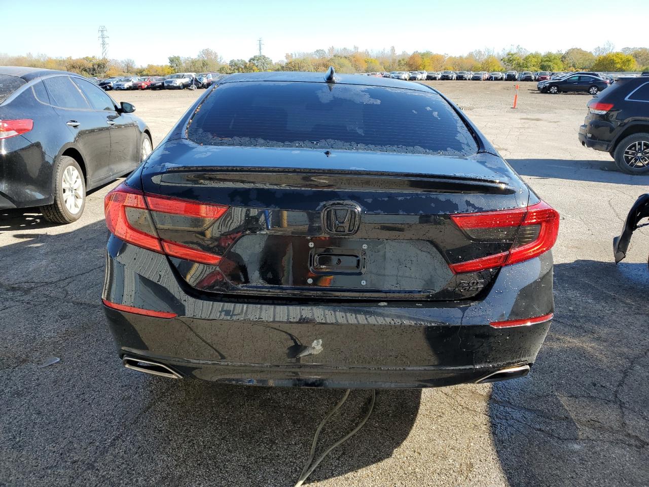 2019 Honda Accord VIN 1HGCV2F33KA022553 Copart auction photo, side / front end damage thumbnail 6