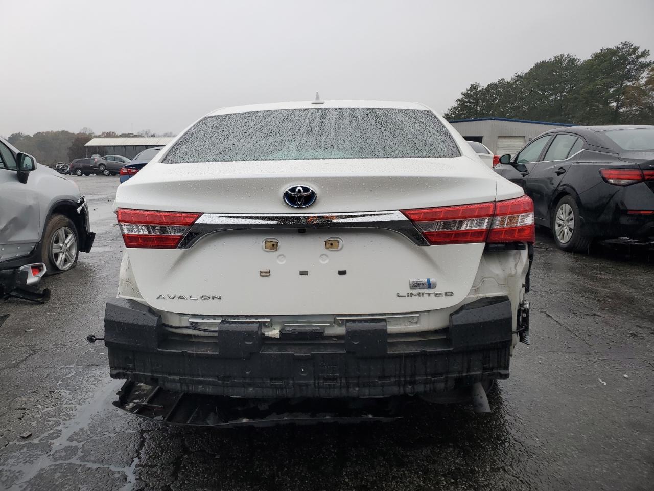 2013 Toyota Avalon VIN 4T1BD1EB6DU012807 Copart auction photo, rear end damage thumbnail 6