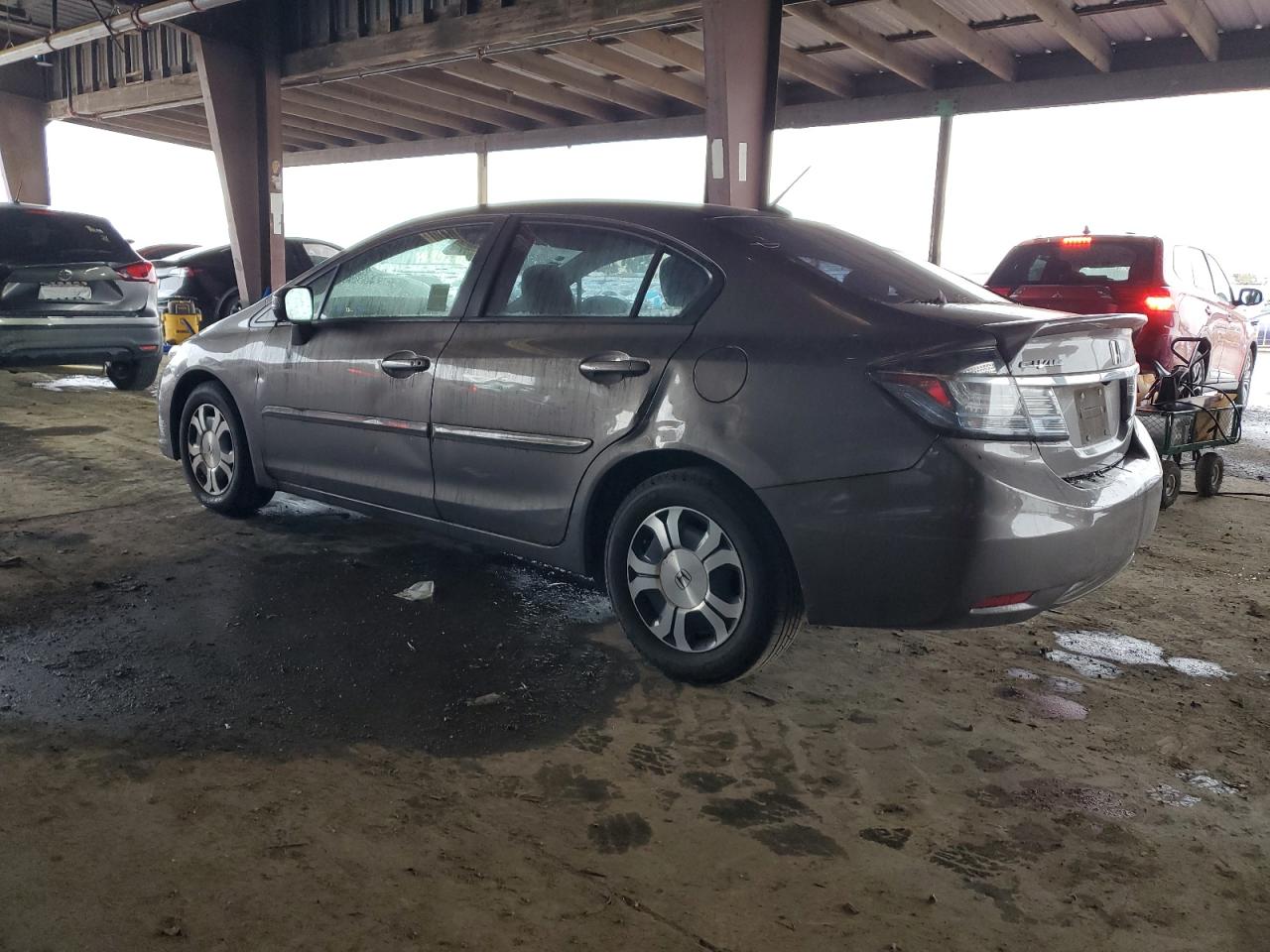 2014 Honda Civic VIN 19XFB4F33EE201127 Copart auction photo, side / minor dent/scratches damage thumbnail 2