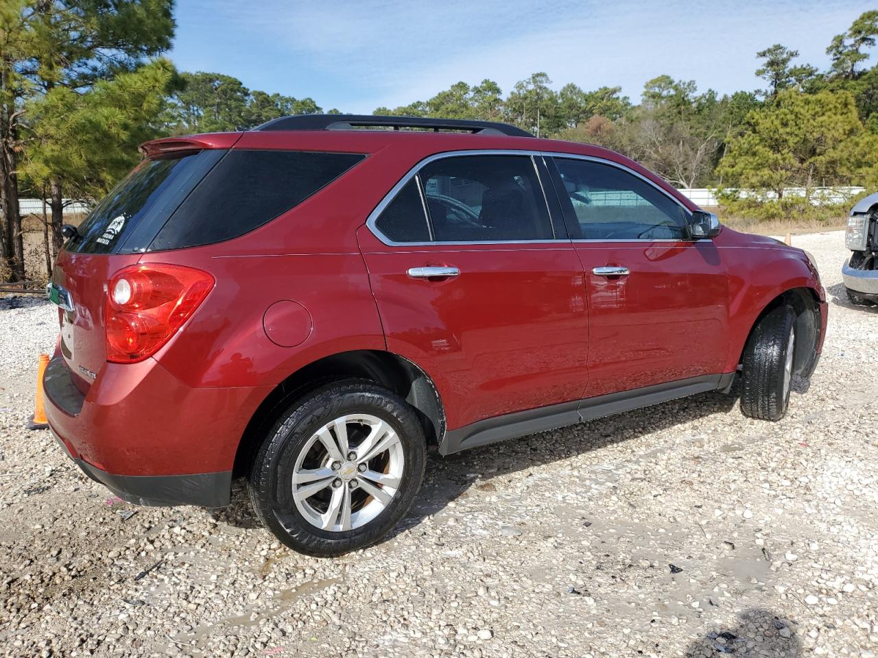 2012 Chevrolet Equinox VIN 2GNALDEK2C6317004 Copart auction photo, front end / side damage thumbnail 3