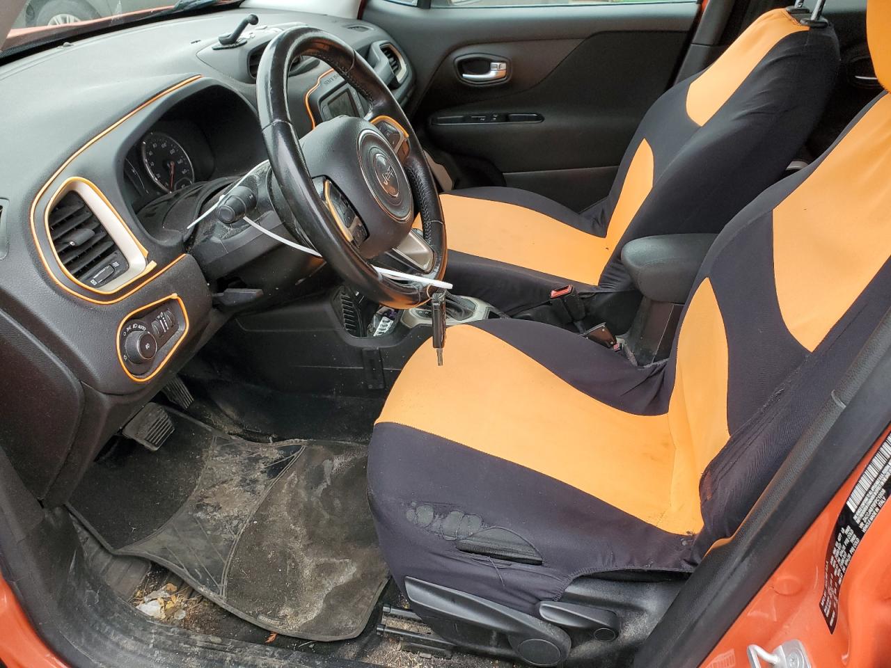 2015 Jeep Renegade VIN ZACCJABT6FPC12038 Copart auction photo, rear end damage thumbnail 7