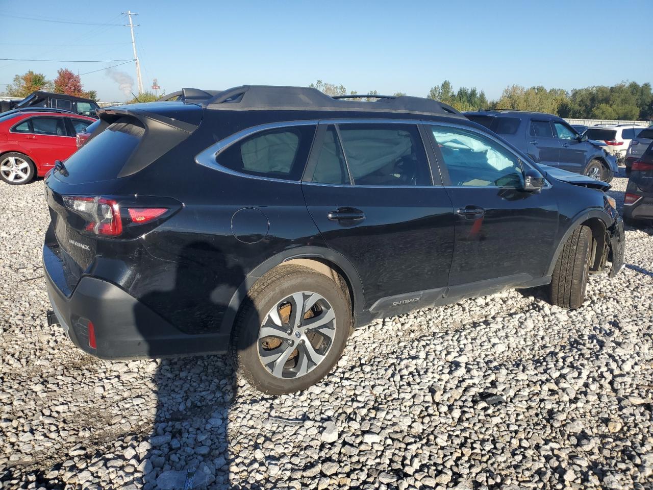 2021 Subaru Outback VIN 4S4BTANCXM3173999 Copart auction photo, front end / side damage thumbnail 3