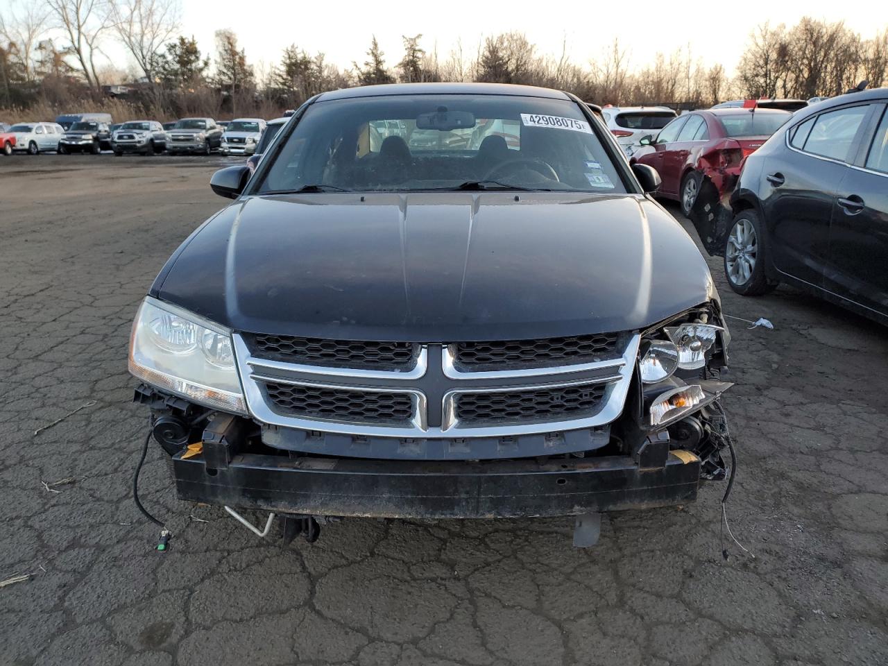 2013 Dodge Avenger VIN 1C3CDZCB2DN541485 Copart auction photo, front end damage thumbnail 5