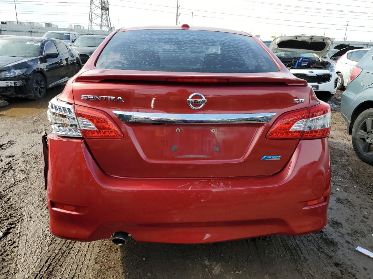 2014 Nissan Sentra VIN 3N1AB7AP0EY311768 Copart auction photo, rear end / front end damage thumbnail 6