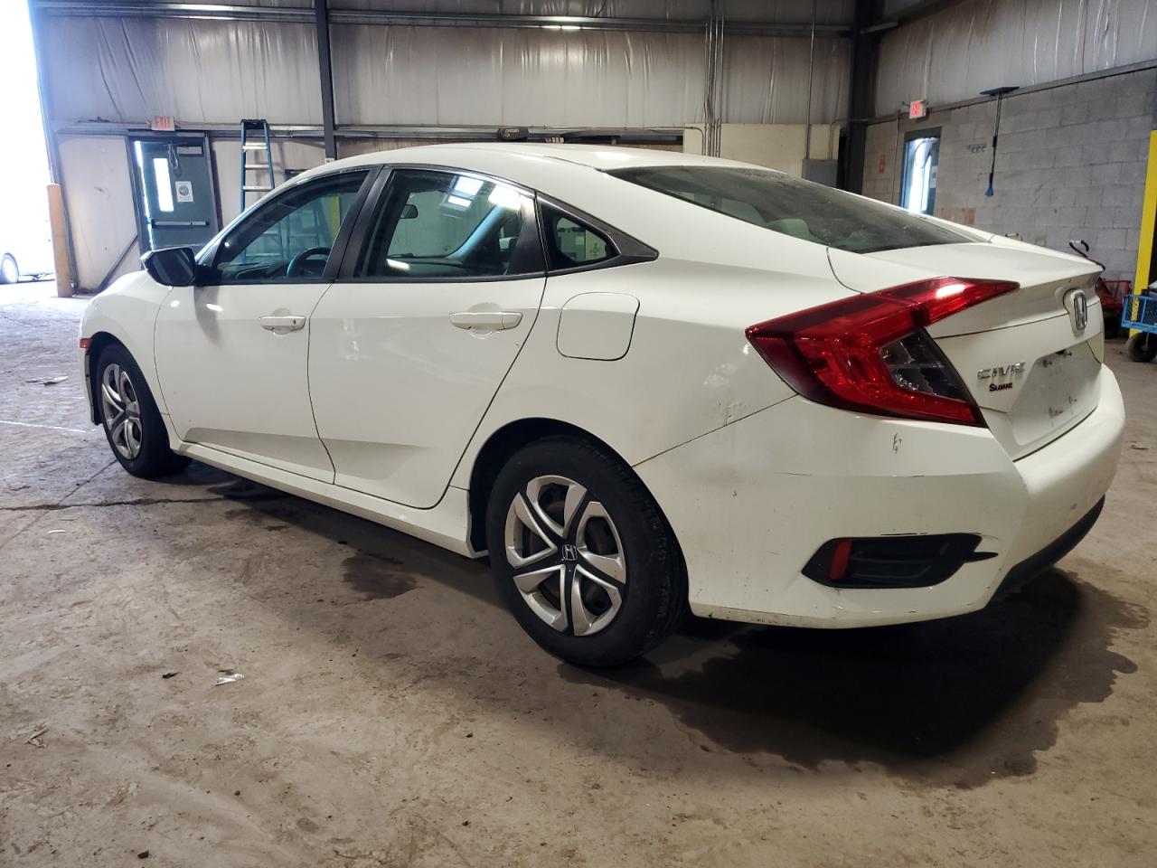 2016 Honda Civic VIN 19XFC2F50GE247763 Copart auction photo, side / rear end damage thumbnail 2