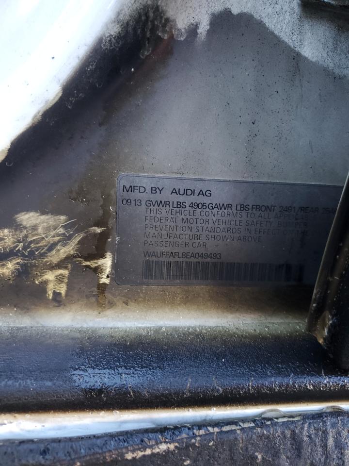 2014 Audi A4 VIN WAUFFAFL8EA049493 Copart auction photo, vandalism / burn - engine damage thumbnail 13