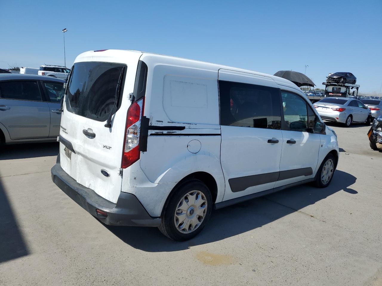 2014 Ford Transit VIN NM0LS7F74E1163222 Copart auction photo, rear end / front end damage thumbnail 3