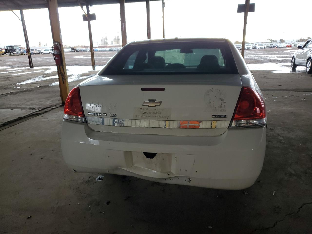 2008 Chevrolet Impala VIN 2G1WB58K889262009 Copart auction photo, rear end damage thumbnail 6