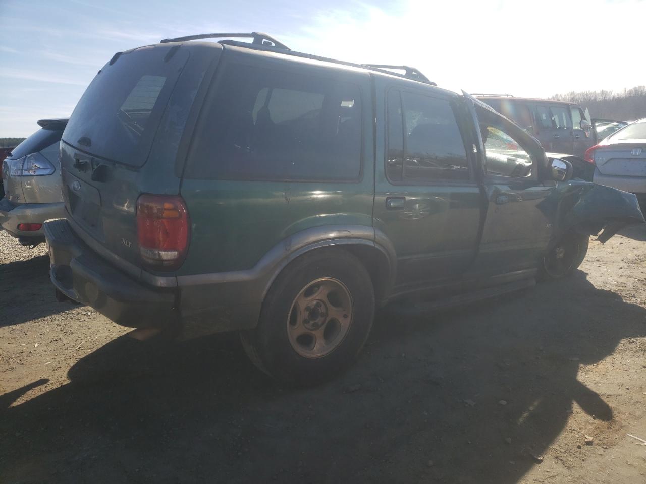 2000 Ford Explorer VIN 1FMZU73E4YZB78170 Copart auction photo, all over damage thumbnail 3