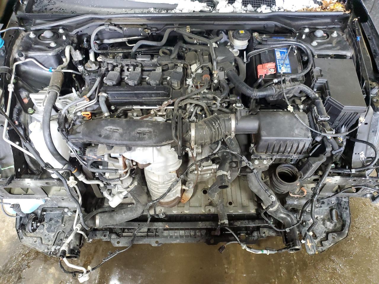 2022 Honda Civic VIN 2HGFE1E59NH475947 Copart auction photo, front end damage thumbnail 11