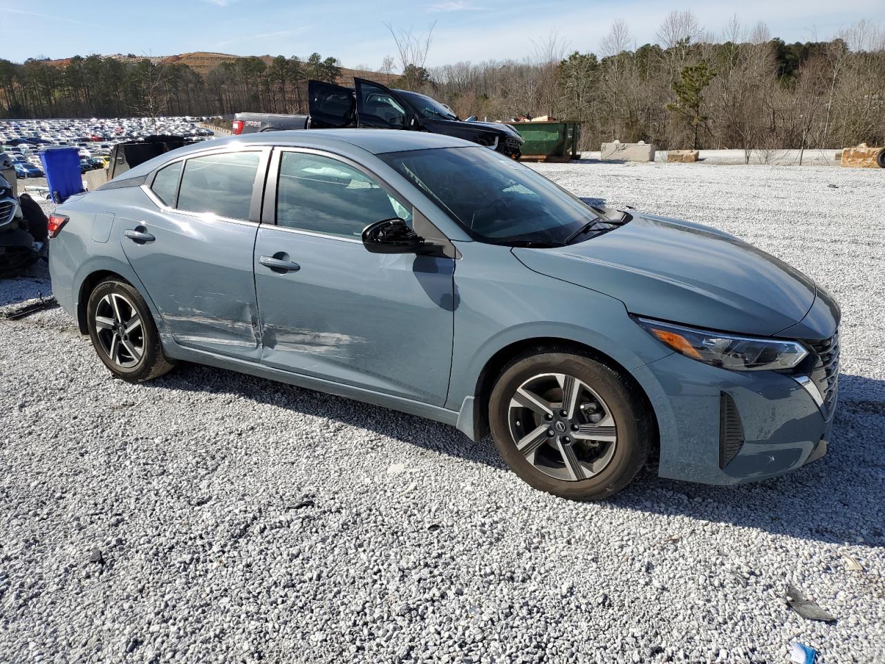 2024 Nissan Sentra VIN 3N1AB8CV1LY291934 Copart auction photo, side damage thumbnail 4