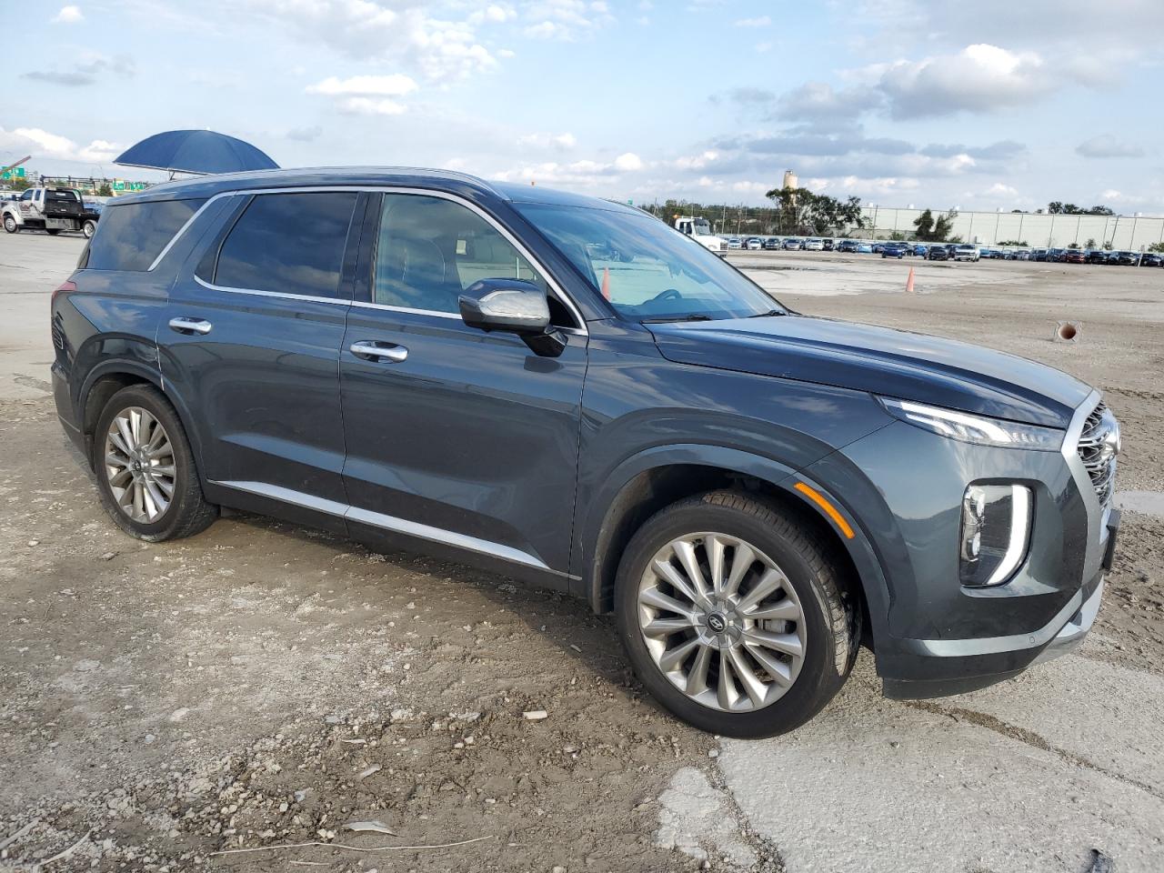 2020 Hyundai Palisade VIN KM8R5DHE4LU106086 Copart auction photo, all over damage thumbnail 4