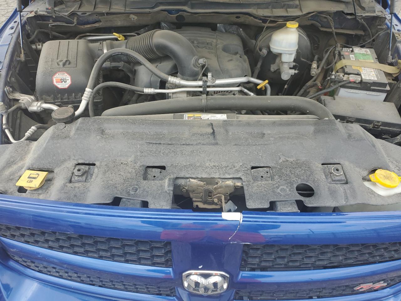 2014 RAM 1500 VIN 3C6JR6AT9EG228580 Copart auction photo, rear end / front end damage thumbnail 11