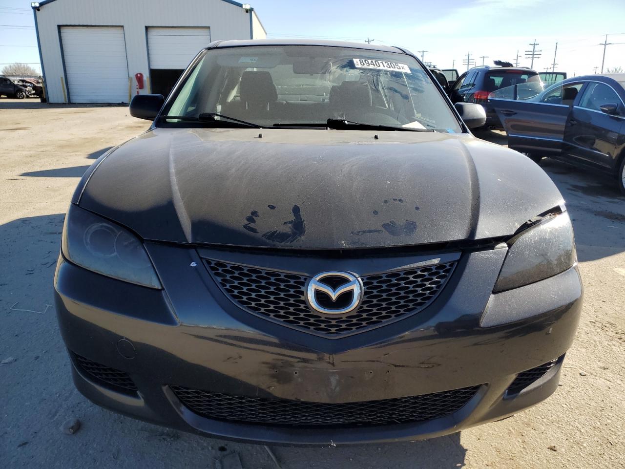 2006 Mazda 3 VIN JM1BK32FX61428070 Copart auction photo, side / rear end damage thumbnail 5