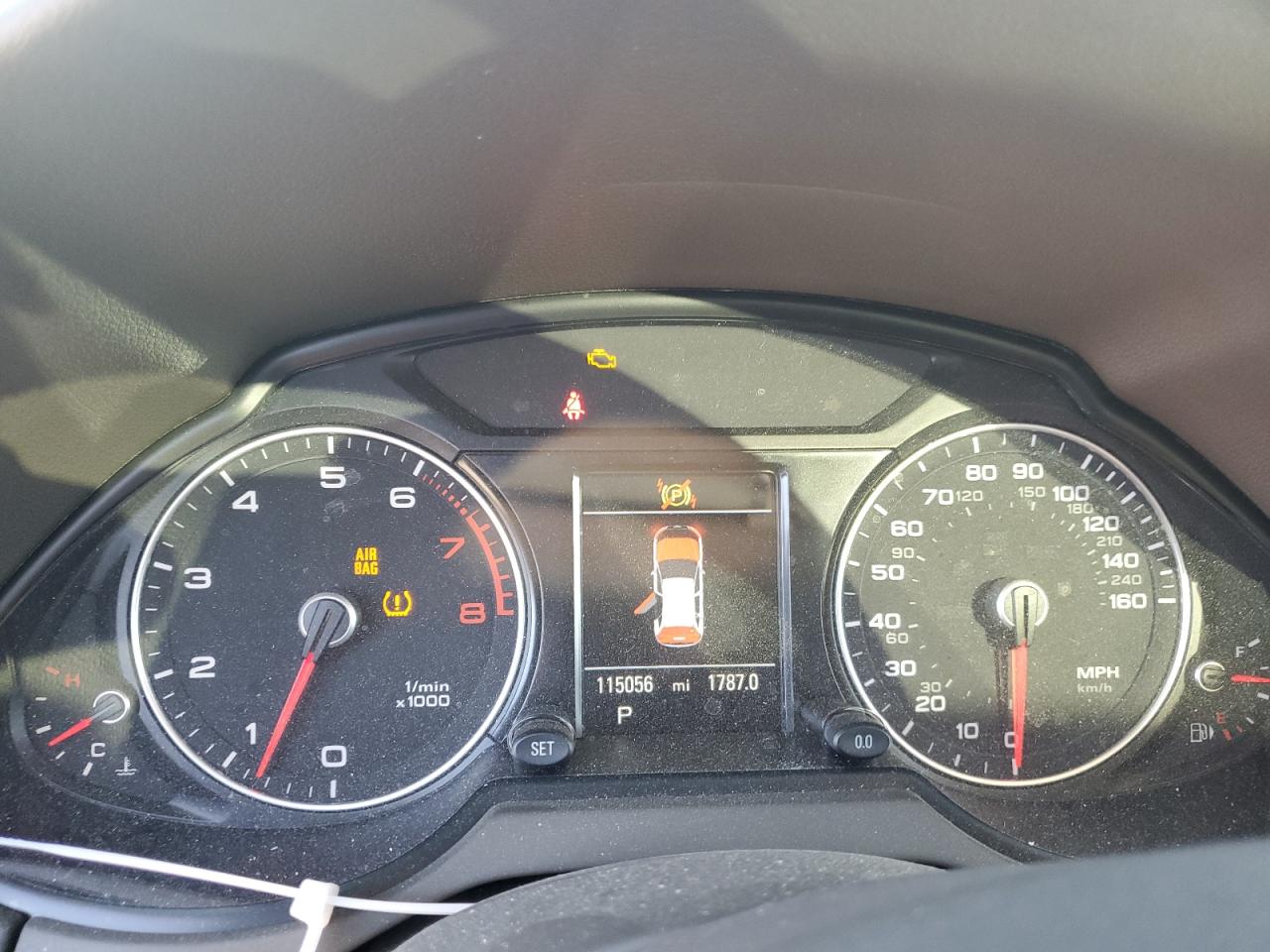 2014 Audi Q5 VIN WA1LFAFPXEA028390 Copart auction photo, front end / side damage thumbnail 9
