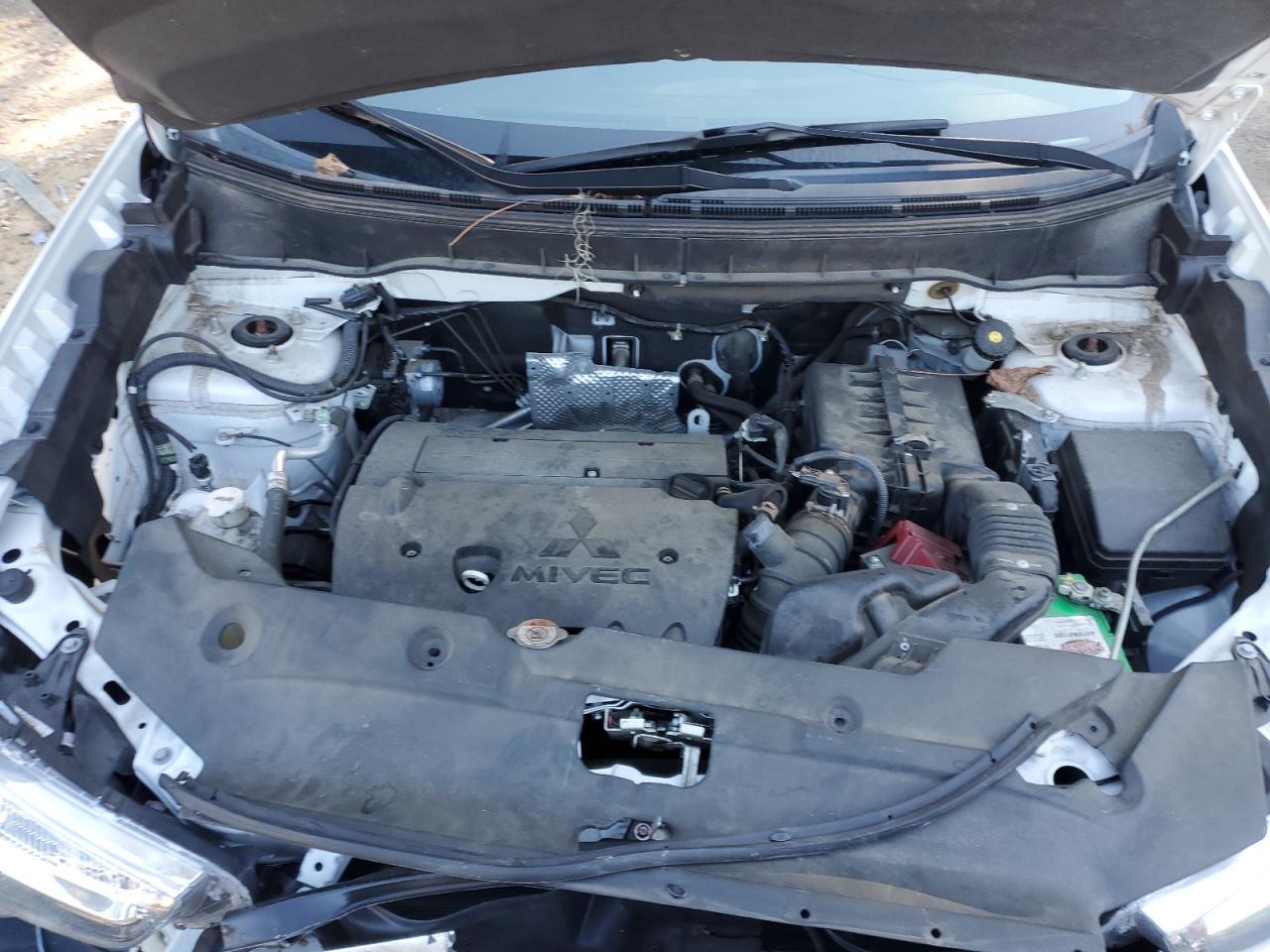 2014 Mitsubishi Outlander VIN 4A4AP3AU7EE006349 Copart auction photo, front end damage thumbnail 11