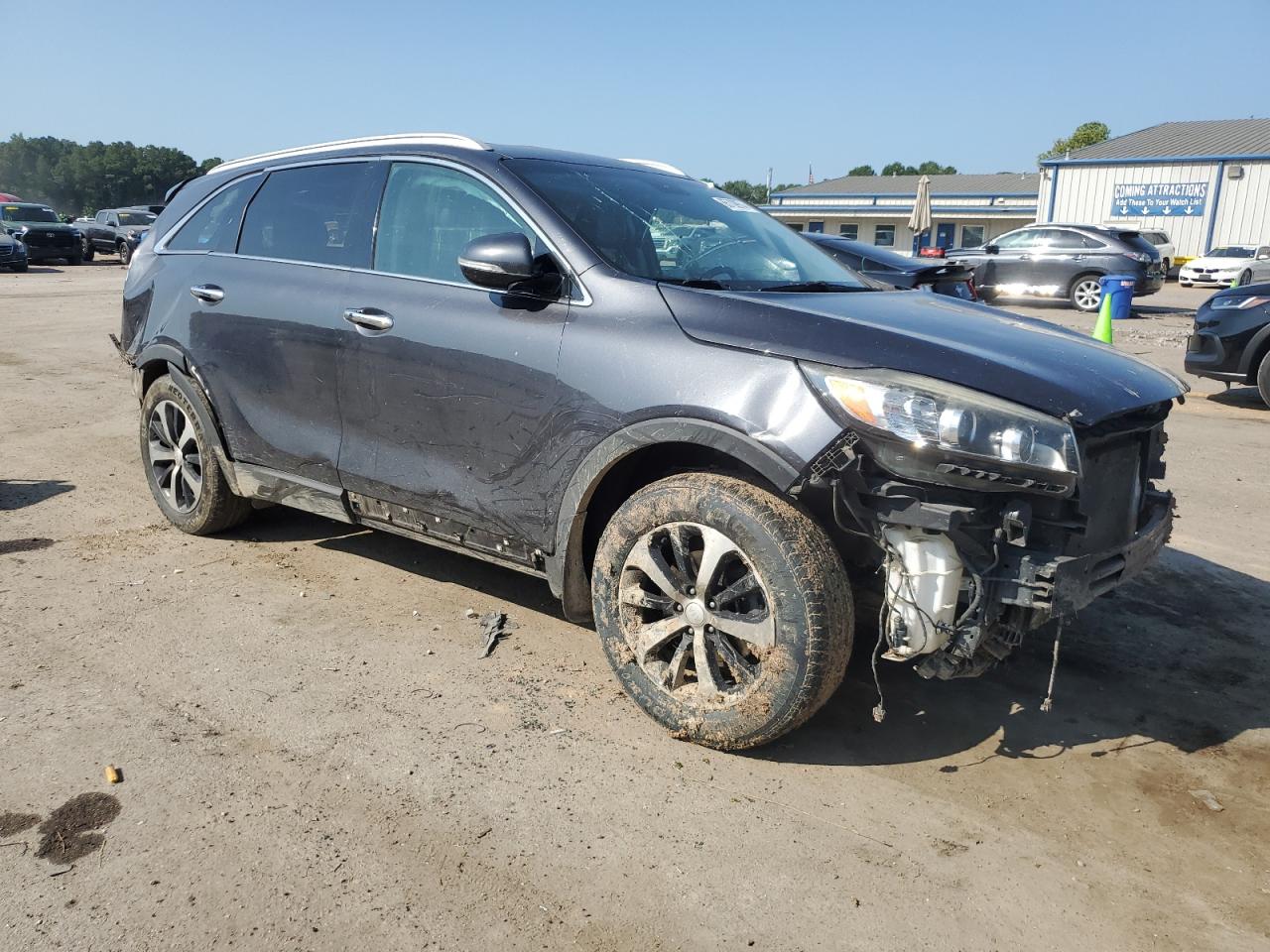 2018 KIA Sorento VIN 5XYPH4A58JG339948 Copart auction photo, all over / frame damage damage thumbnail 4