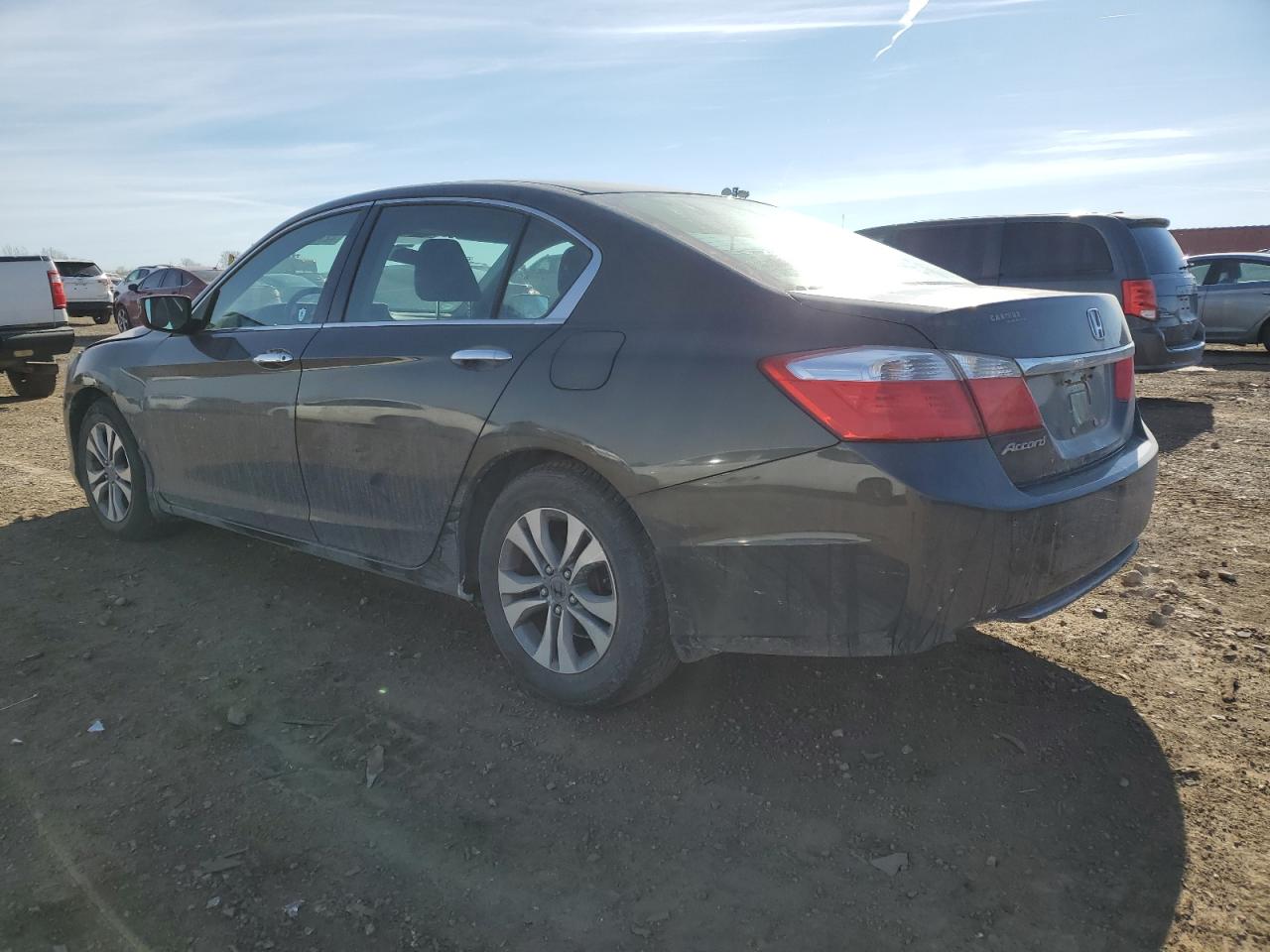 2014 Honda Accord VIN 1HGCR2F34EA052475 Copart auction photo, front end / minor dent/scratches damage thumbnail 2