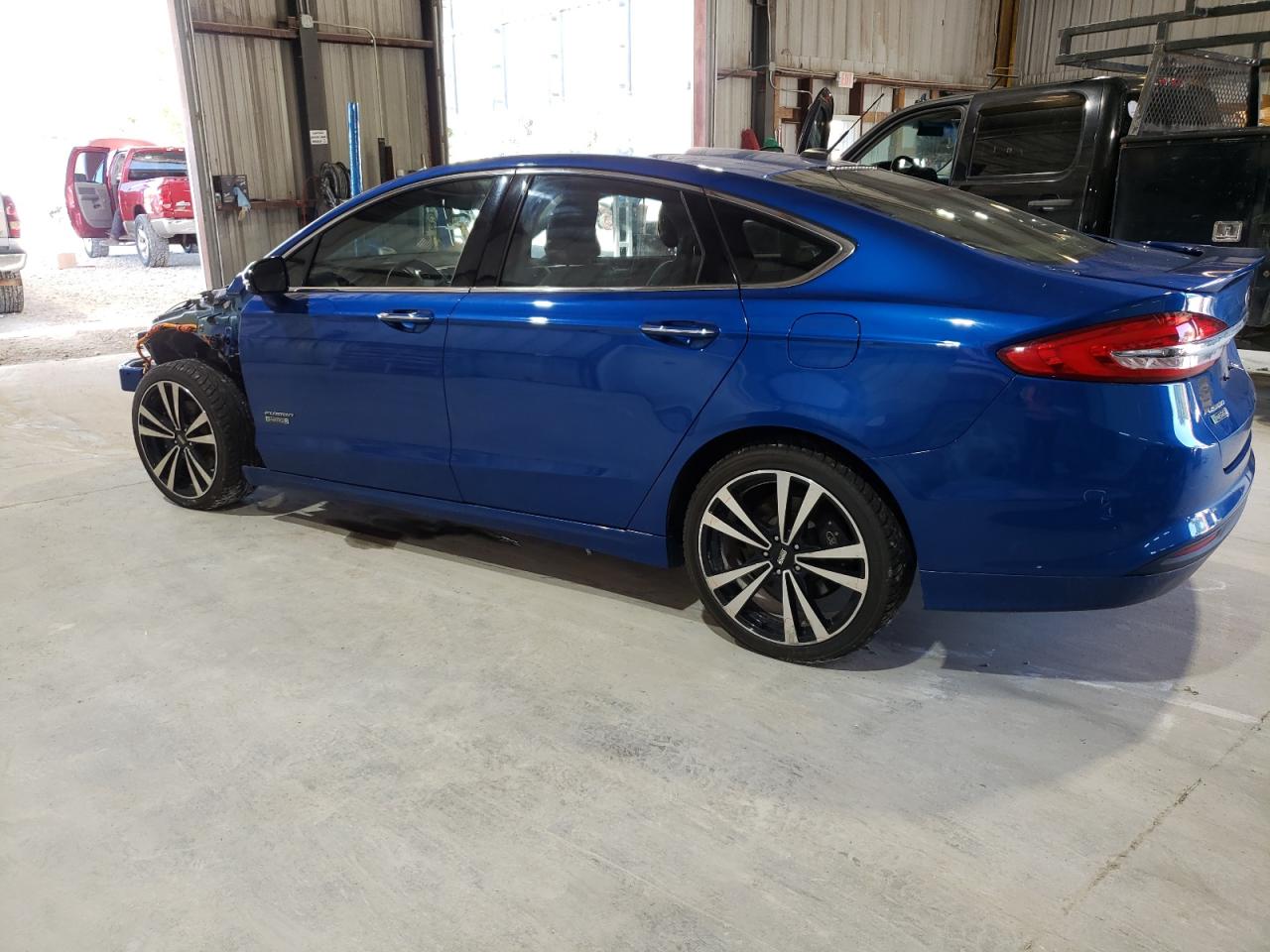 2017 Ford Fusion VIN 3FA6P0PU3HR255144 Copart auction photo, front end damage thumbnail 2