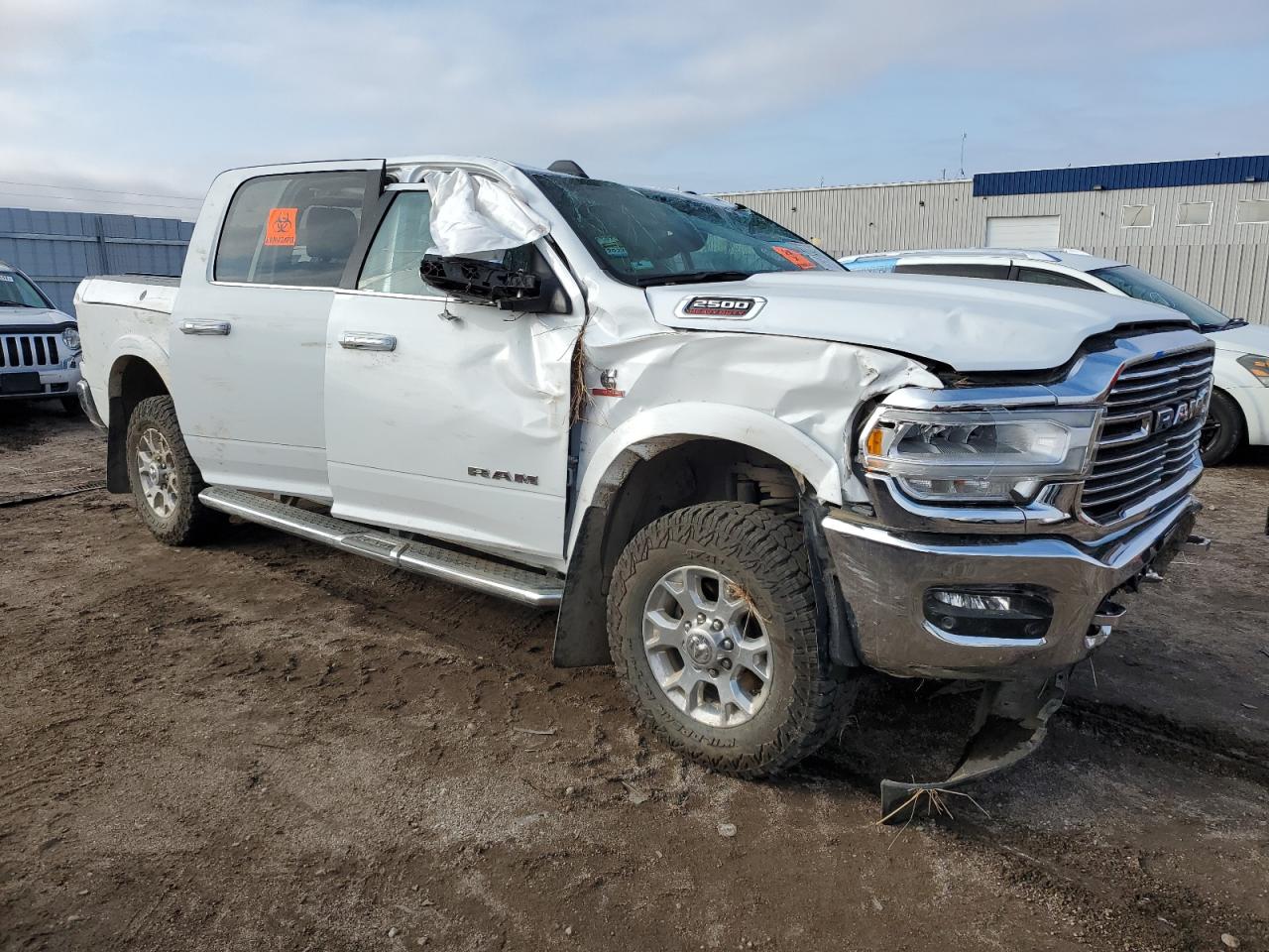 2021 RAM 2500 VIN 3C6UR5FL5MG623029 Copart auction photo, all over damage thumbnail 4