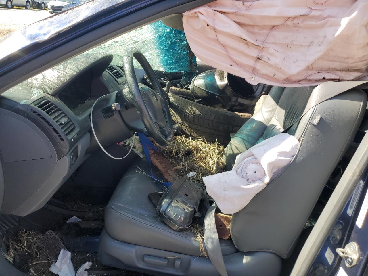 2003 Honda Accord VIN 1HGCM66573A040308 Copart auction photo, all over damage thumbnail 7