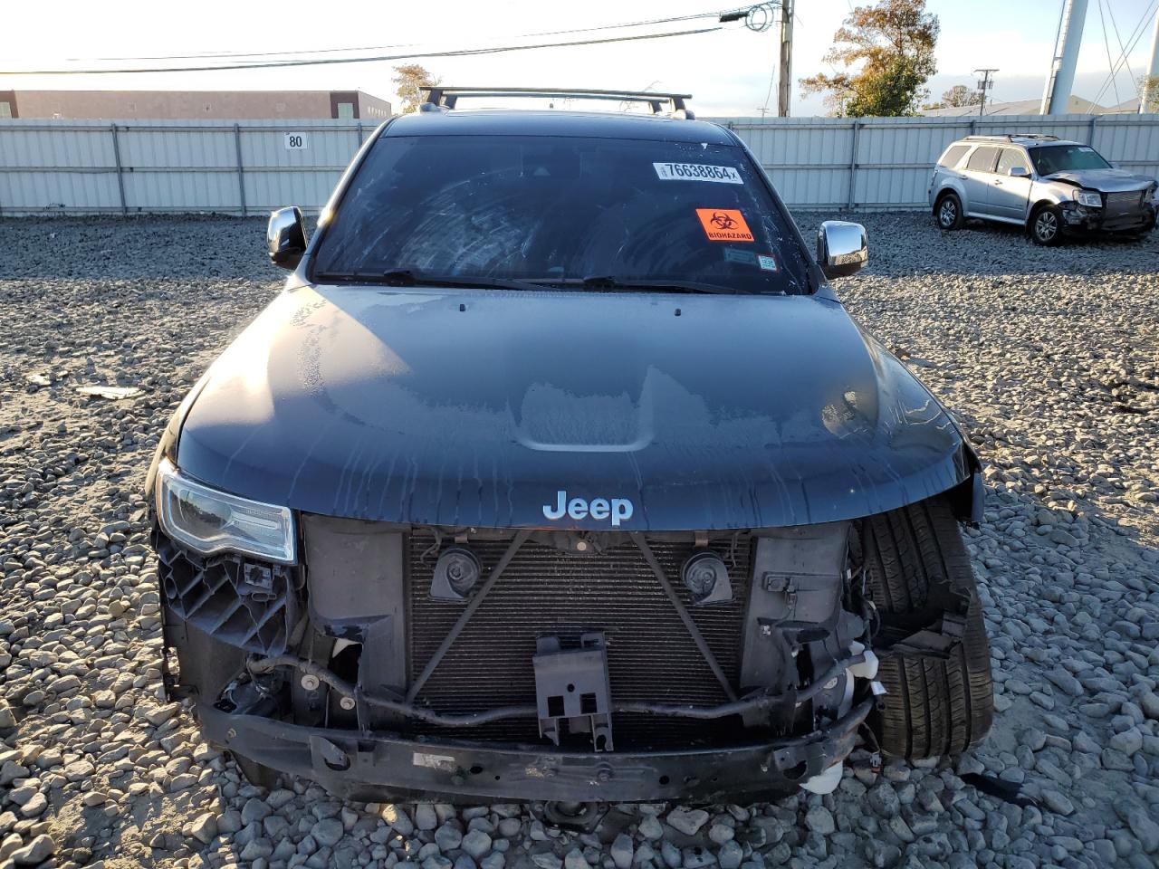 2017 Jeep Grand Cherokee VIN 1C4RJFJT4HC631375 Copart auction photo, rear end / undercarriage damage thumbnail 5