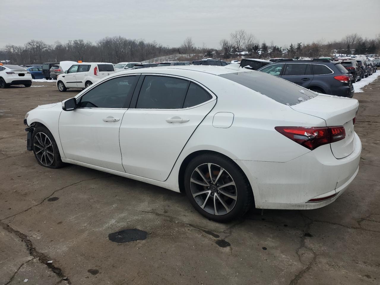 2015 Acura TLX VIN 19UUB2F59FA011593 Copart auction photo, front end / undercarriage damage thumbnail 2