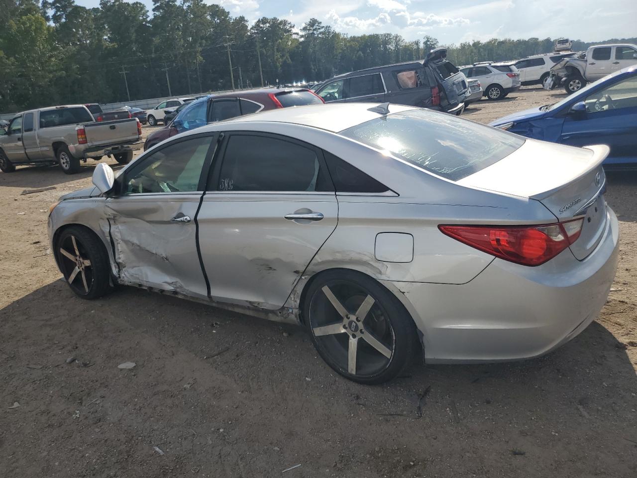 2013 Hyundai Sonata VIN 5NPEC4AC9DH543580 Copart auction photo, side damage thumbnail 2