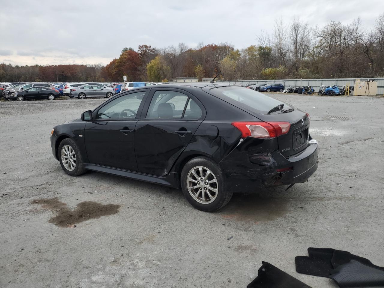 2014 Mitsubishi Lancer VIN JA32X2HU6EU015429 Copart auction photo, rear end / side damage thumbnail 2