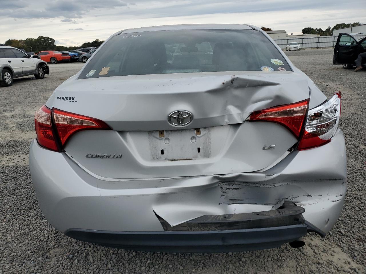 2017 Toyota Corolla VIN 2T1BURHE8HC833919 Copart auction photo, rear end damage thumbnail 6