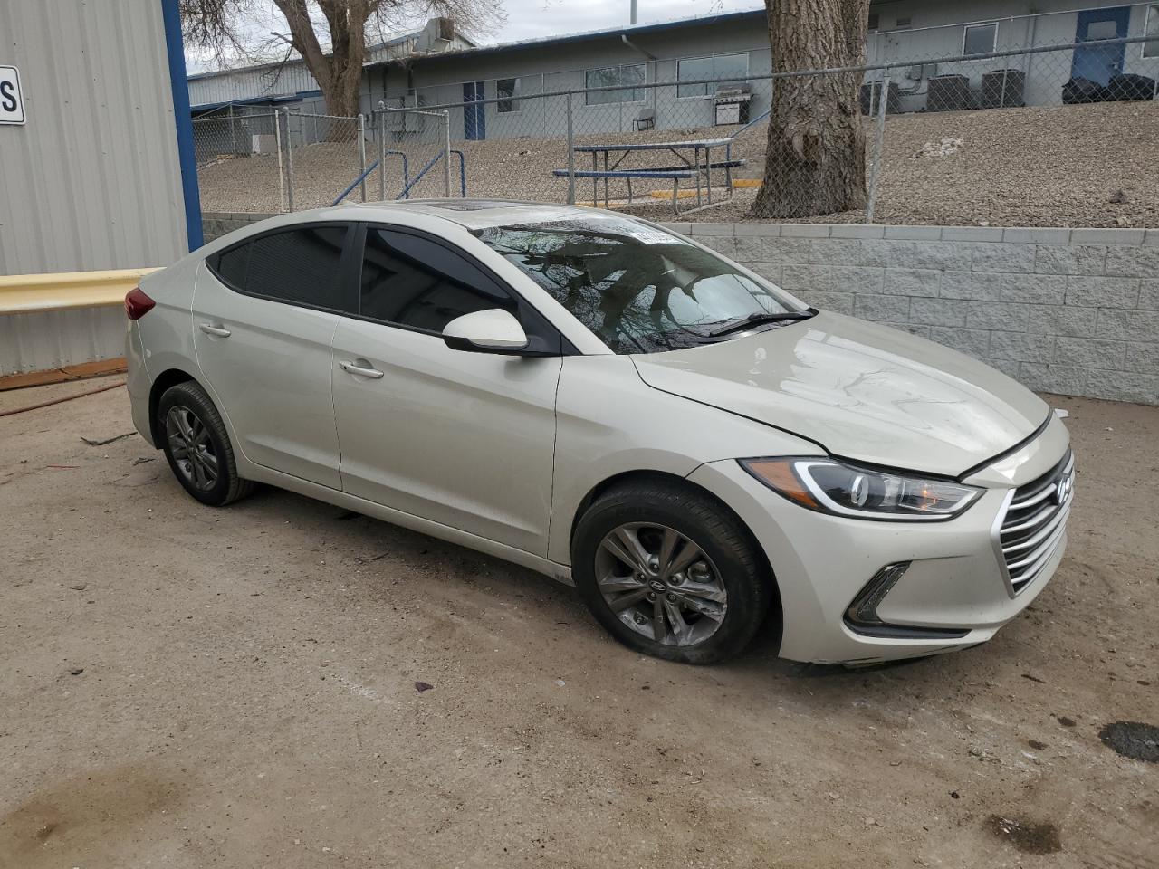 2017 Hyundai Elantra VIN 5NPD84LF3HH158199 Copart auction photo, side damage thumbnail 4