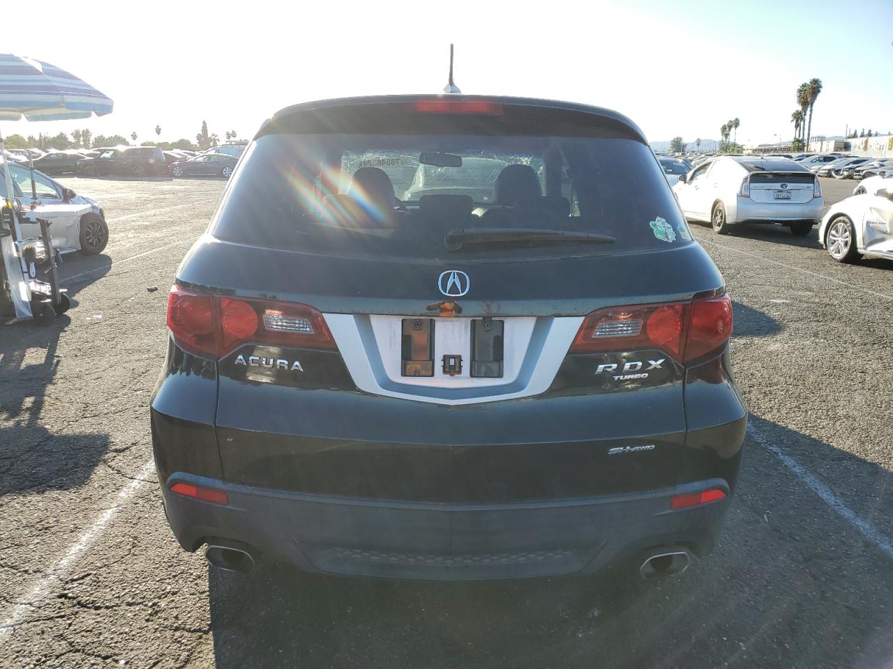 2010 Acura RDX VIN 5J8TB1H53AA004182 Copart auction photo, vandalism / front end damage thumbnail 6