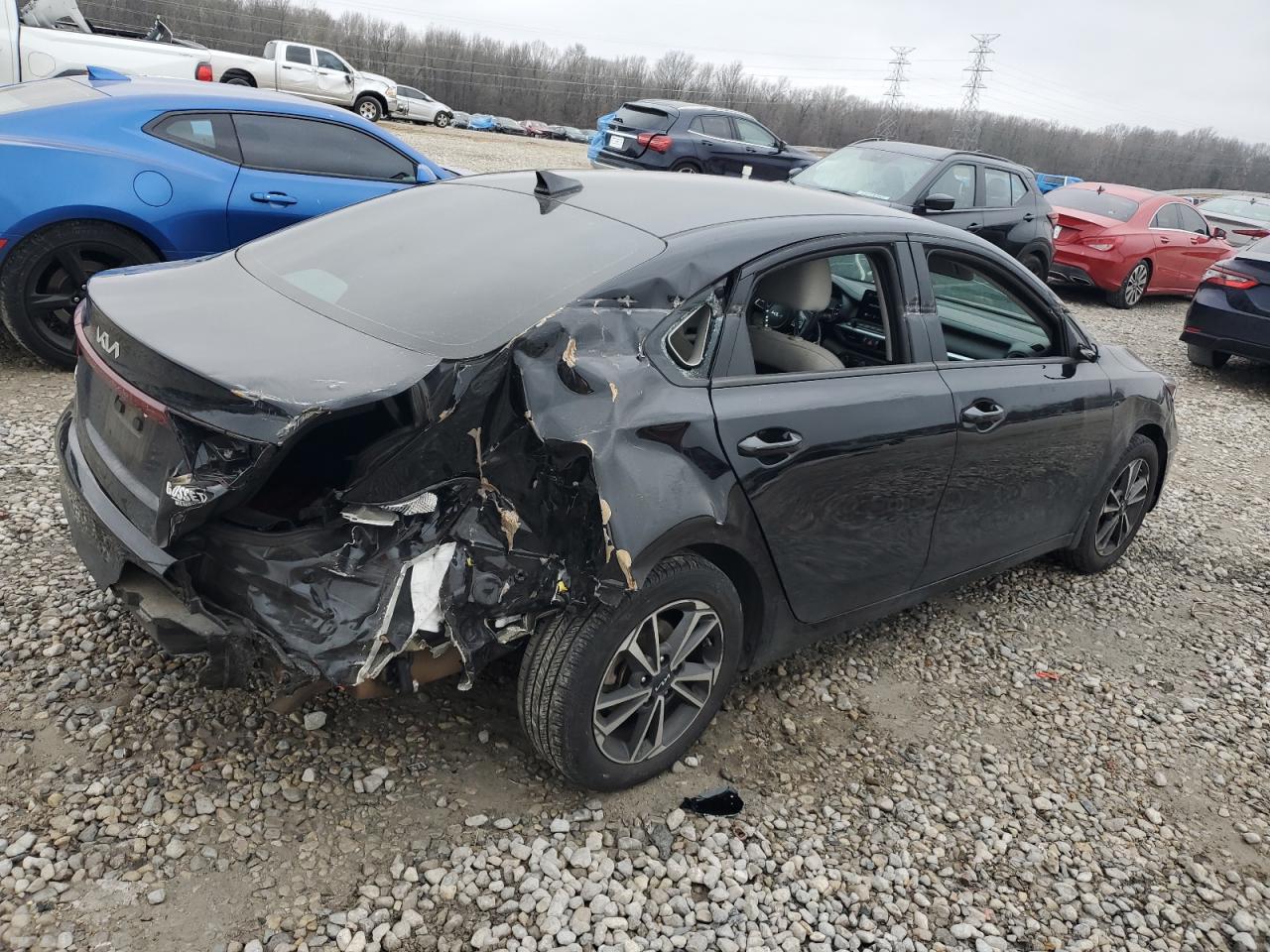 2023 KIA Forte VIN 3KPF24AD0PE664166 Copart auction photo, side damage thumbnail 3