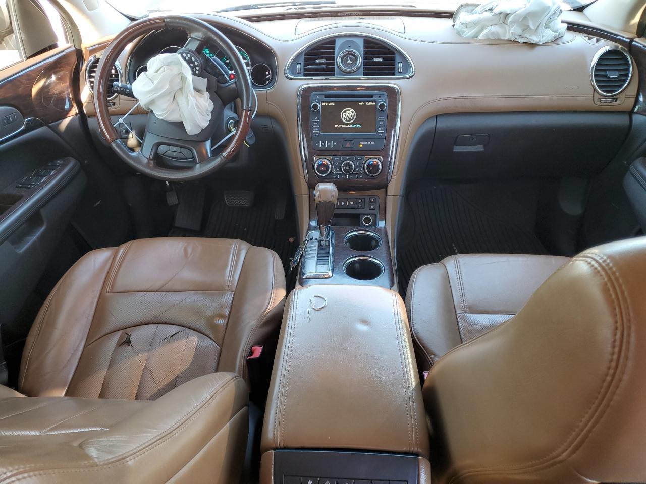 2014 Buick Enclave VIN 5GAKRBKD4EJ153803 Copart auction photo, all over damage thumbnail 8
