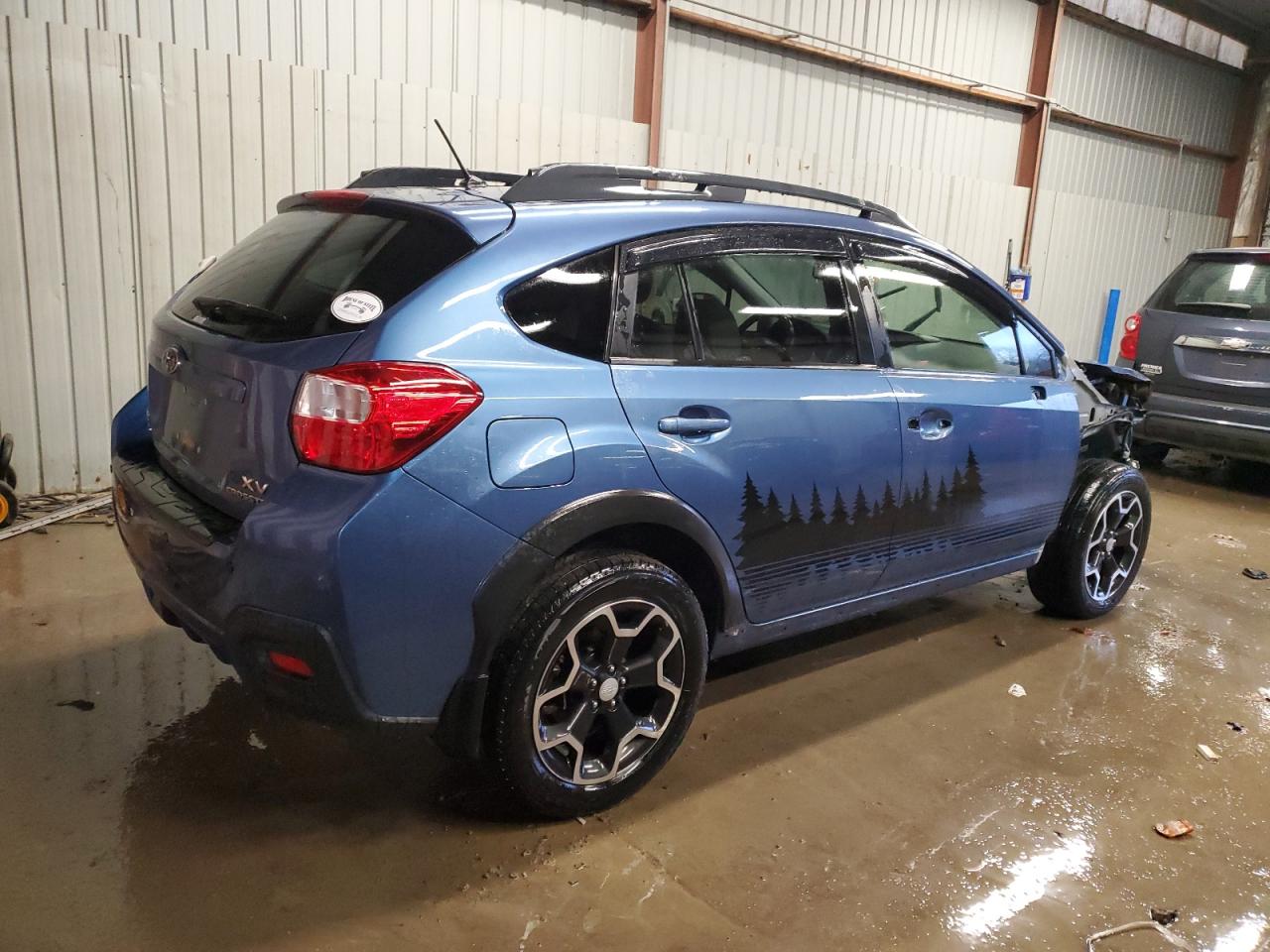 2014 Subaru XV VIN JF2GPAKC0E8285381 Copart auction photo, front end / side damage thumbnail 3