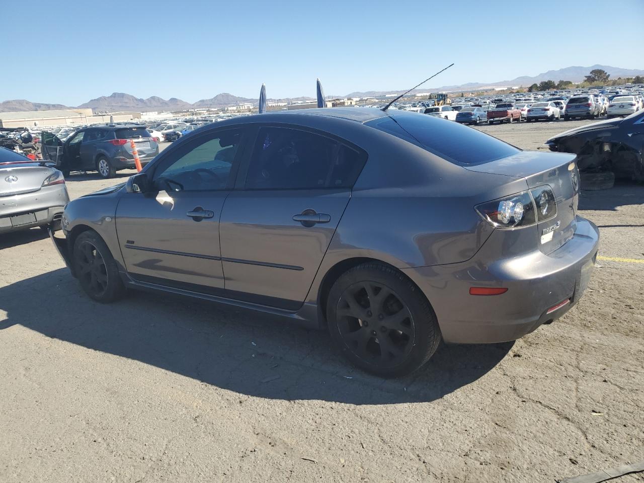 2007 Mazda 3 VIN JM1BK323671746310 Copart auction photo, front end damage thumbnail 2