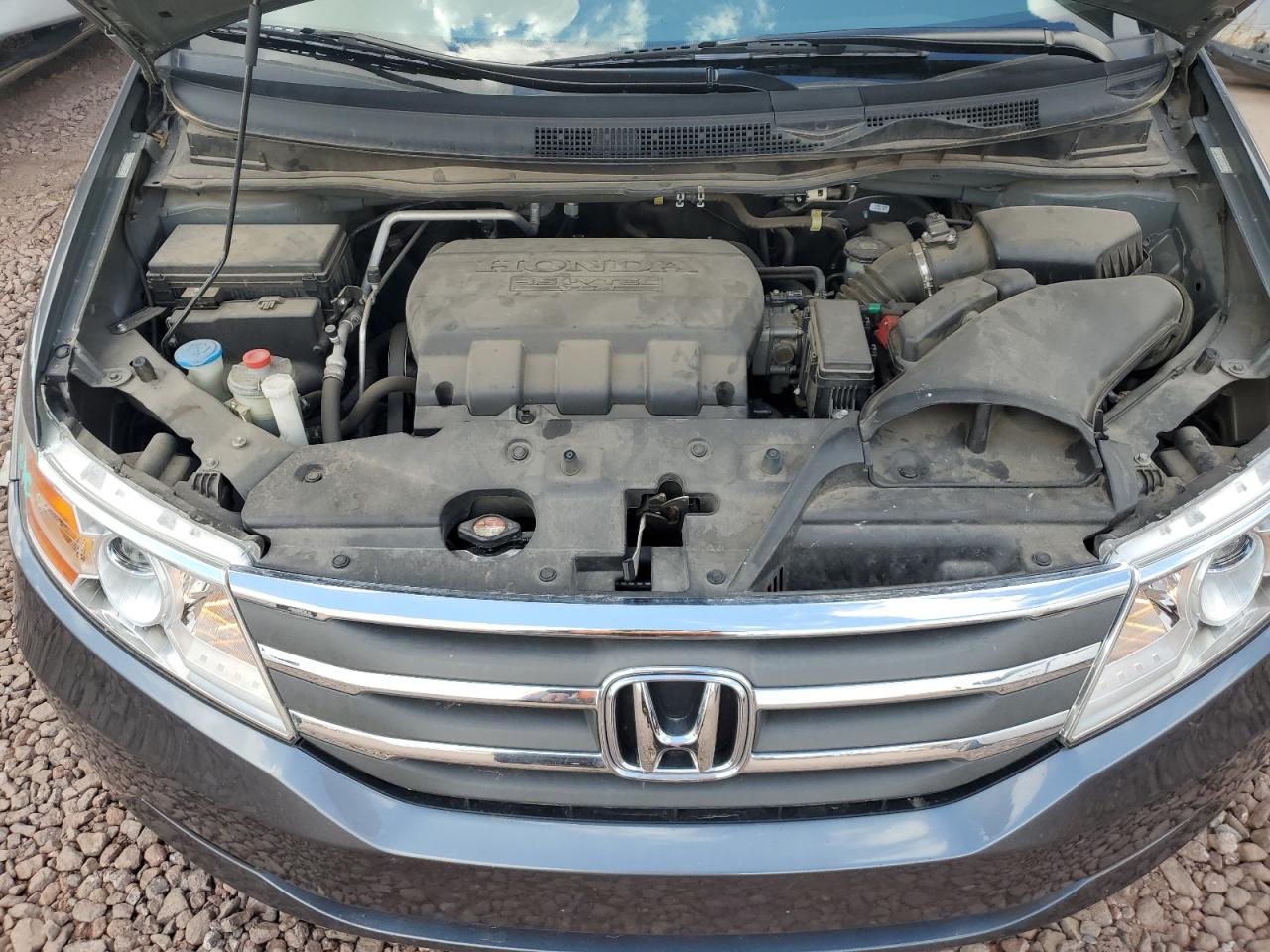2012 Honda Odyssey VIN 5FNRL5H21CB013296 Copart auction photo, side / rear end damage thumbnail 12