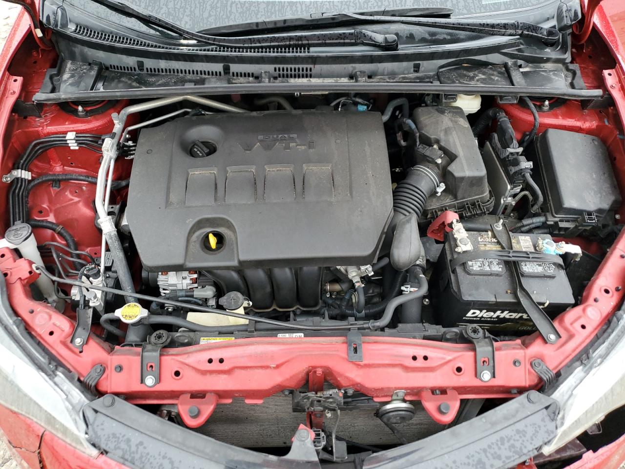 2017 Toyota Corolla VIN 5YFBURHE6HP666007 Copart auction photo, all over damage thumbnail 11