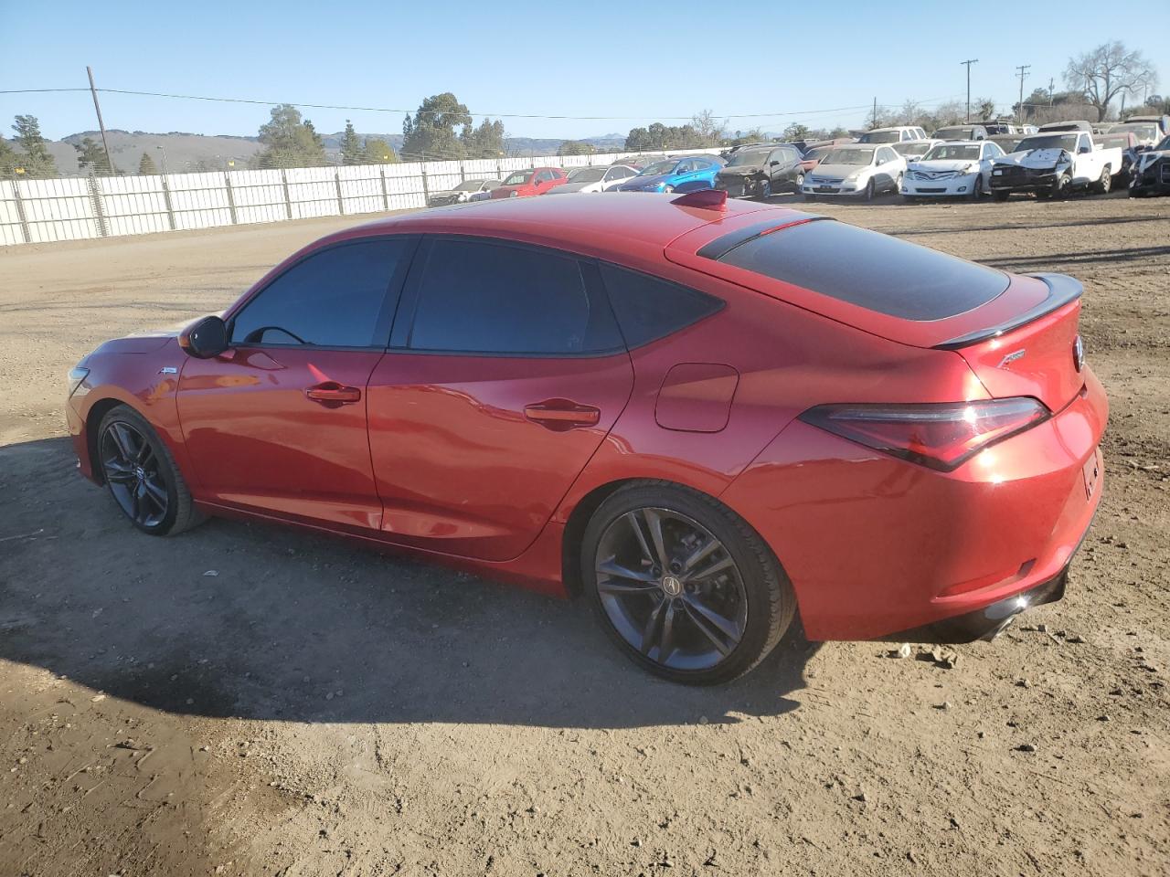 2023 Acura Integra VIN 19UDE4H37PA009552 Copart auction photo, front end / side damage thumbnail 2