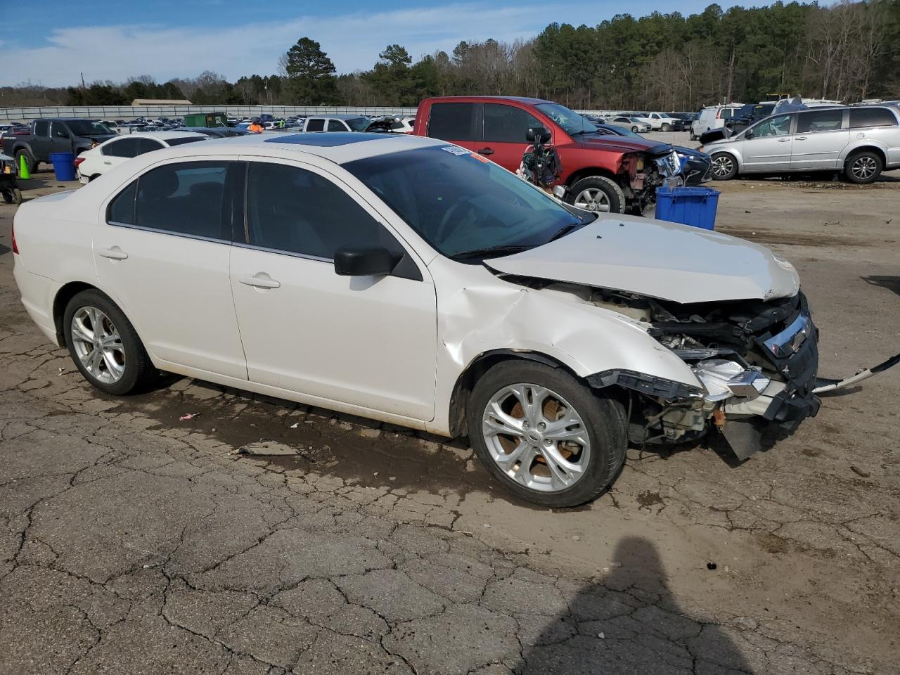 2012 Ford Fusion VIN 3FAHP0HA8CR184450 Copart auction photo, front end / minor dent/scratches damage thumbnail 4