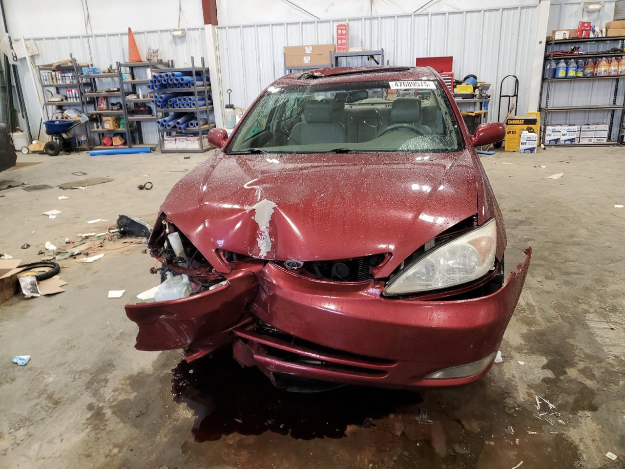 2004 Toyota Camry VIN 4T1BF30K54U074759 Copart auction photo, front end damage thumbnail 5