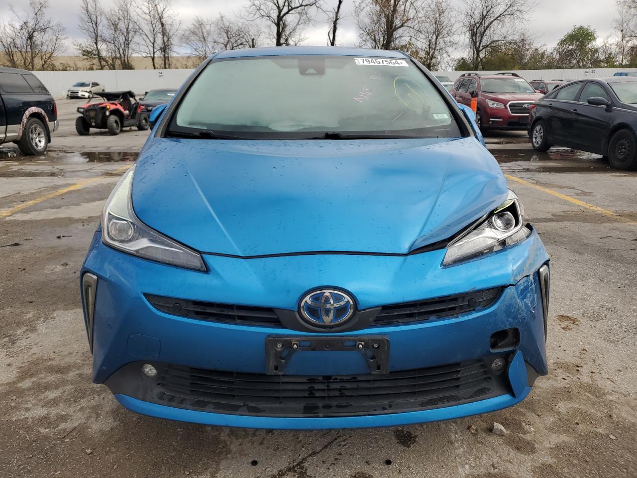 2019 Toyota Prius VIN JTDL9RFU2K3012279 Copart auction photo, front end / rear end damage thumbnail 5