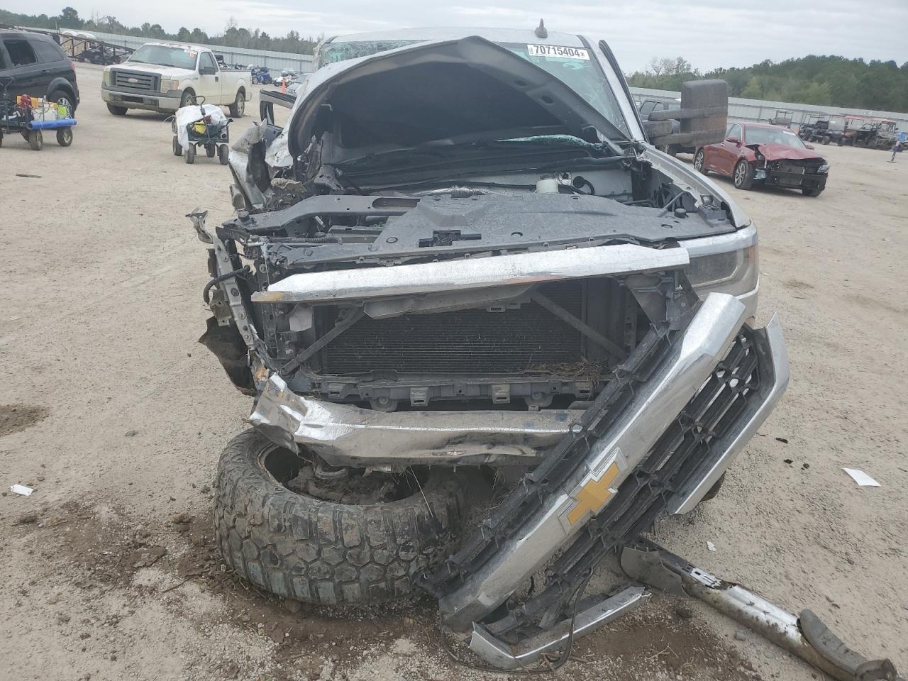2016 Chevrolet Silverado VIN 1GCVKREC7GZ284515 Copart auction photo, rollover damage thumbnail 5